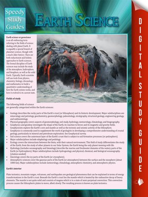 Earth Science - ebook